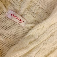 Лот бял пуловер ORSAY + H&M блузка, размер XS, снимка 3 - Блузи с дълъг ръкав и пуловери - 42878636
