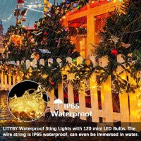 Нови 120 LED лампички светлина 15 метра за Декорация Дом Украса Коледа, снимка 2 - Други - 42510827