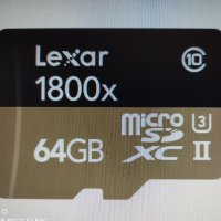 Lexar ® High-Performance 1800x microSDHC™/microSDXC™ UHS-I карти, снимка 2 - Карти памет - 38187852