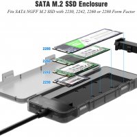 Външна кутия за M.2 SSD,USB C 3.1,10Gbps, снимка 3 - Други - 34213323