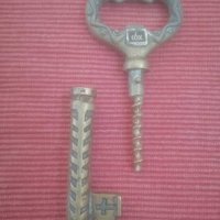 Месингов тирбушон ключ. , снимка 3 - Антикварни и старинни предмети - 31463405