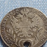 Сребърна монета 20 кройцера 1783г. Йозеф втори Будапеща Свещена Римска империя 13746, снимка 9 - Нумизматика и бонистика - 42888252