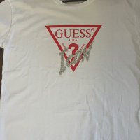 Нова тениска Guess размер S/M, снимка 2 - Тениски - 42890048