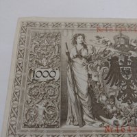 Райх банкнота - Германия - 1000 марки / 1910 година - 17957, снимка 9 - Нумизматика и бонистика - 31029931