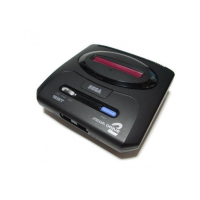 Игрална конзола за TV SEGA MEGA DRIVE-2 с 2 джойстика, снимка 1 - Друга електроника - 44699645