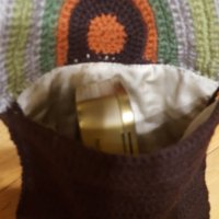 Ръчно плетена чантичка за гримовете , снимка 2 - Други - 30903593