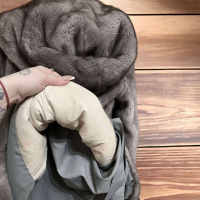 ❌️ Намаление Ексклузивно палто от норка Италия, снимка 5 - Палта, манта - 44596385