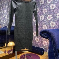 H&M къса брокатена рокля по тялото , снимка 5 - Рокли - 31293340