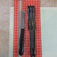 Лот от 6 бр. малки английски сервизни ножа, снимка 1 - Прибори за хранене, готвене и сервиране - 30003379