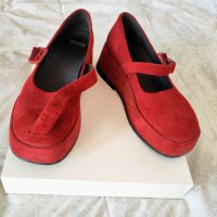 Червени обувки Camper, номер 36, снимка 3 - Дамски обувки на ток - 42769969