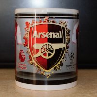 Футболна чаша на Арсенал с име и номер!Чаша на ARSENAL 2020, снимка 2 - Фен артикули - 30552381