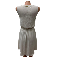 Елегантна рокля LIU JO размер XS розова - бежова, снимка 3 - Рокли - 44585634