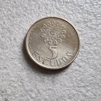 Монети. Португалия. Ескудо . 5 бройки., снимка 11 - Нумизматика и бонистика - 35435065
