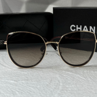 CH 2024 дамски слънчеви очила котка с лого, снимка 6 - Слънчеви и диоптрични очила - 44701087
