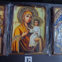 Икона на платно А5 на Пресвета Майка Богородица Закрилница - ръчна изработка . Модели А , Б и В. , снимка 11 - Икони - 42689489