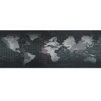 Подложка за мишка, Модел World, Карта на света, Обшити ръбове, 88x30см, снимка 1 - Други стоки за дома - 42415431