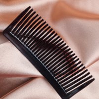 Черен силиконов гребен-шнола за коса, снимка 3 - Аксесоари за коса - 39300367