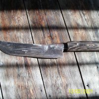 Античен нож кулак тесак сатър мачете ръчно изкован, снимка 1 - Колекции - 31785361