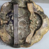 Сребърни живачно позлатени пафти, снимка 6 - Антикварни и старинни предмети - 39630733