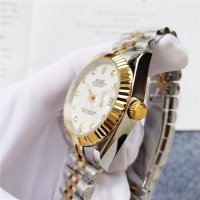 Дамски часовник Rolex Lady-Datejust White Dial с автоматичен механизъм, снимка 6 - Дамски - 42744525