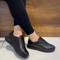 Дамски обувки с връзки от естествена кожа , снимка 3 - Дамски ежедневни обувки - 34088841