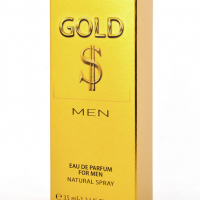 Мъжки парфюм Gold Men $ EDP 35 мл, снимка 1 - Мъжки парфюми - 34238782
