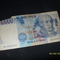 10000 лири Италия 1974 г, снимка 1 - Нумизматика и бонистика - 31861306