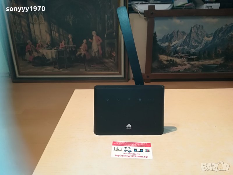 ★ █▬█ 0 ▀█▀ ★ Huawei b-311-221-рутер за сим карта с антенa+адаптер, снимка 1