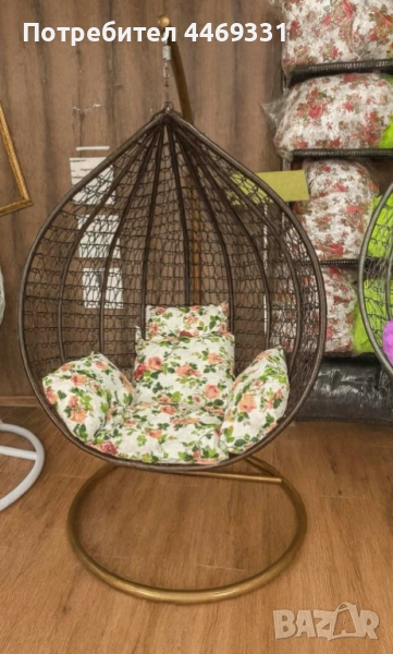 Градинска висяща люлка тип гнездо,яйце–Промоция!, снимка 1