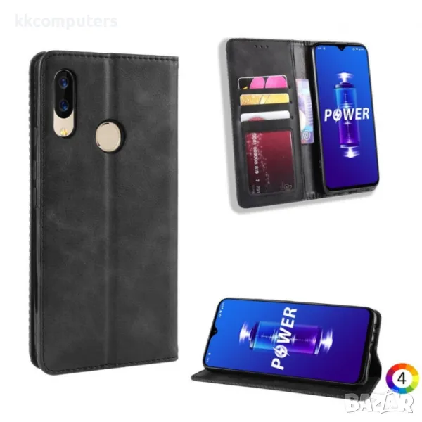 Umidigi Power Vintage Кожен Калъф и Протектор, снимка 1