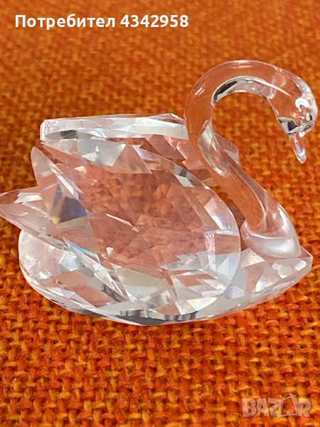 Vintage.Swarovski.Австрия. Лебед., снимка 1