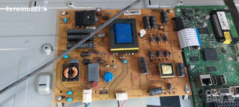 POWER BOARD ,17IPS71, for 32inc DISPLAY ,181113R for, Finlux 32FLYR274S, снимка 1