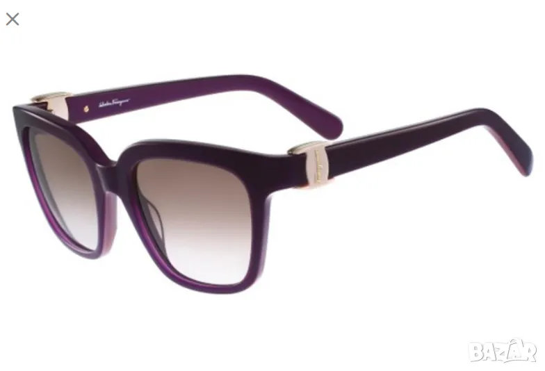Слънчеви очила Salvatore Ferragamo SF782S цвят виолетов - оригинални , снимка 1