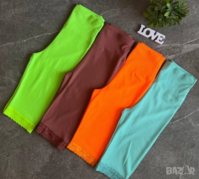 умалени къси клинове с дантела рипс, снимка 1