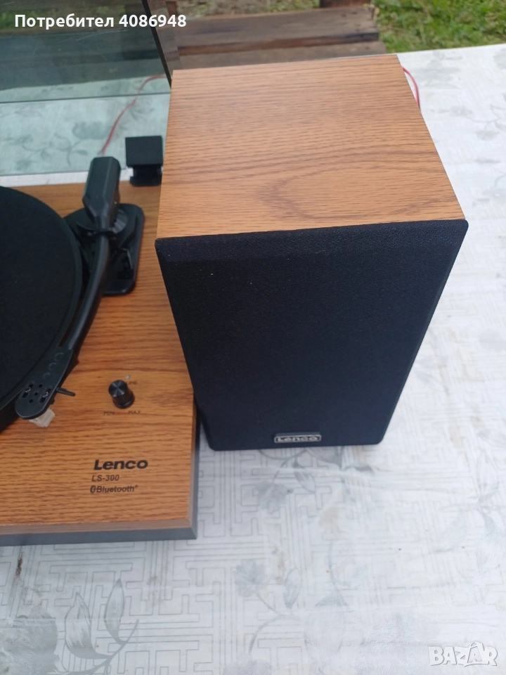 Грамофон Lenko Bluetooth внос от Швейцария работи перфектно , снимка 1