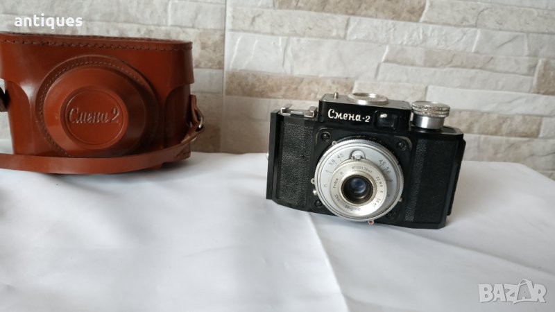 Стар механичен фотоапарат Смена 2 / Smena 2 - Антика, снимка 1