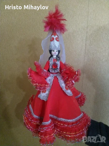 Сувенирна казахстанска национална кукла, снимка 1