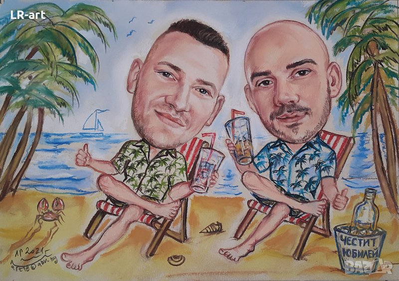 Рисувам ръчно КАРИКАТУРИ , ШАРЖ, снимка 1