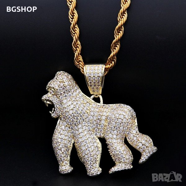 Vanilla Gorilla Hip Hop / Хип - Хоп колие - Gold, снимка 1