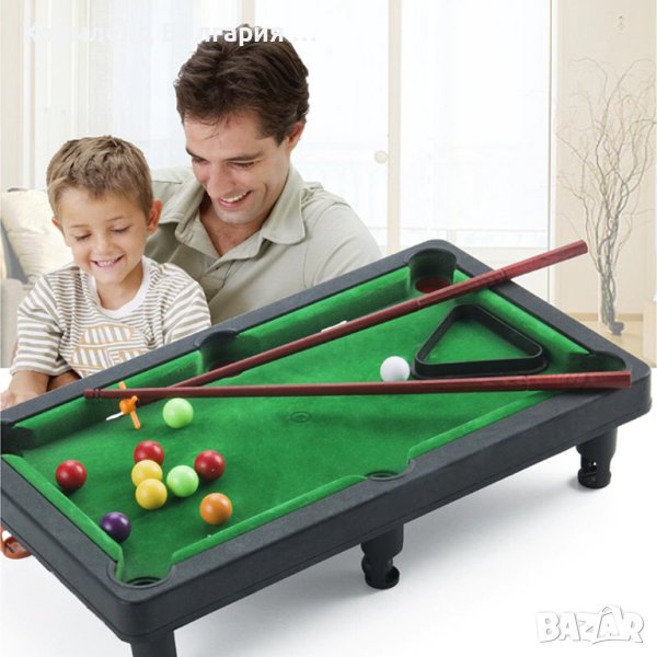 Детски билярд с 15 топки и две щеки, снимка 1