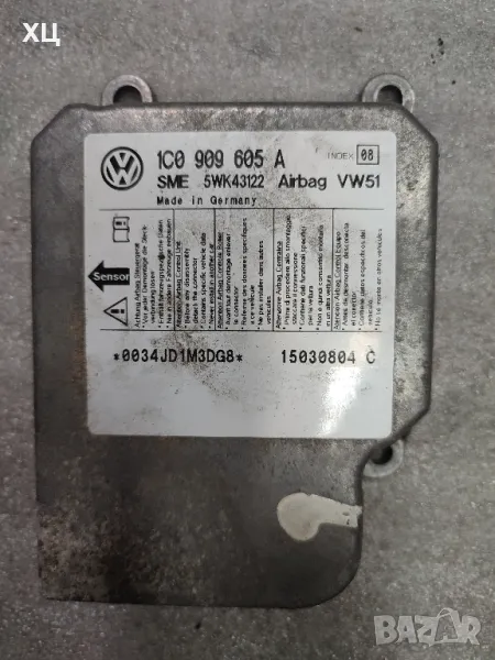 1C0 909 605 A  Airbag модул VW51  Seat Toledo, VW Passat B5.5, Golf 4, Sharan,Polo и др., снимка 1