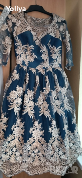 Прекрасна тюлена рокля , снимка 1