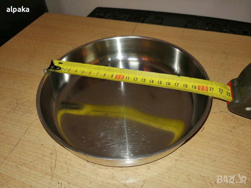 Продавам малка тавичка алпака на Хром Силистра  23 см/ 4см, снимка 1