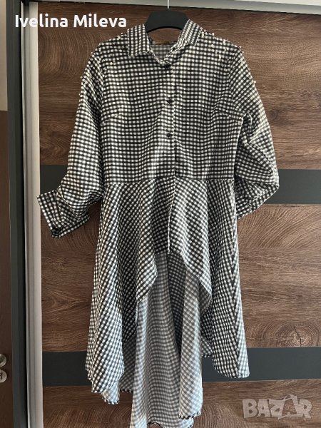 Дълга карирана риза, снимка 1