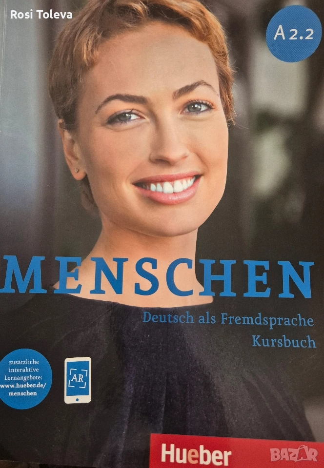 Учебник и учебна тетрадка Menschen A 2.2, по немски език, издателство Hueber, снимка 1