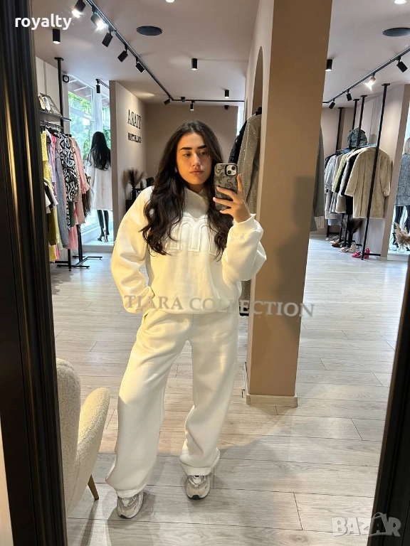 Бял Дамски Комплект , снимка 1