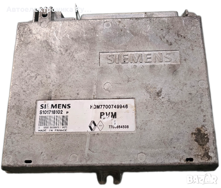 компютър RENAULT CLIO 1.4 SIEMENS ,S101718102 P, S101718102P, HOM7700749946, 7700864508, снимка 1