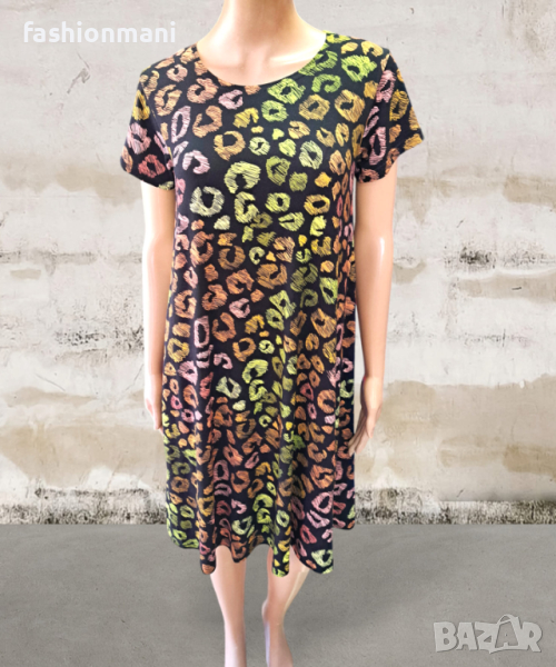 Разкроена рокля - код 1067, снимка 1