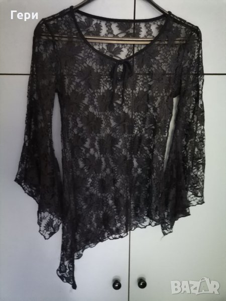 Красива дантелена асиметрична туника, снимка 1