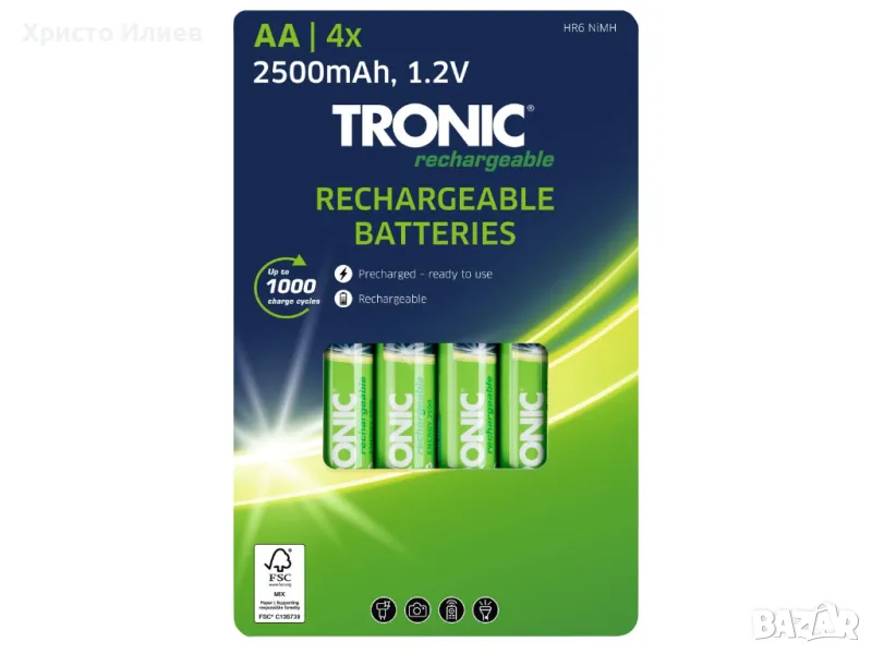 Tronic Презареждащи Акумулаторни батерии AA , снимка 1